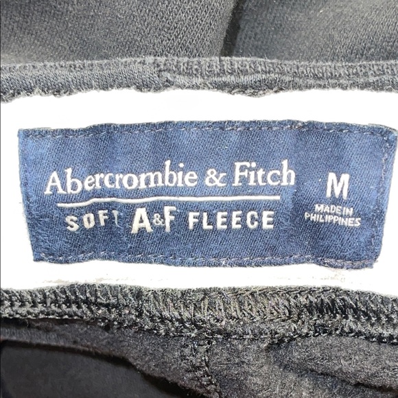Men's Abercrombie & Fitch Black Jogger Pants - Picture 3 of 5